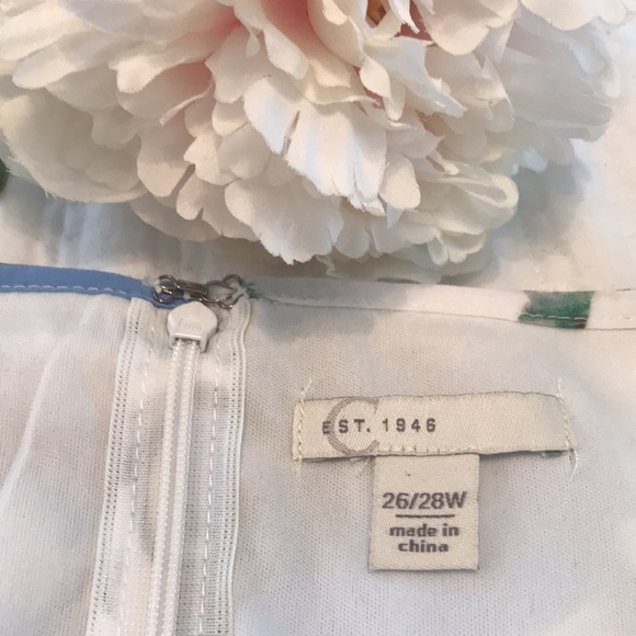 C Est. 1946 Floral Chiffon Sleeveless Maxi Dress Size 26/28 - Picture 8 of 14